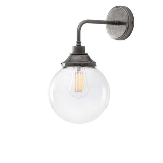 Laguna 20cm Clear Glass Wall Light