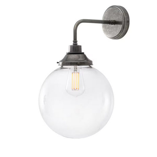 Laguna 25cm Clear Glass Wall Light