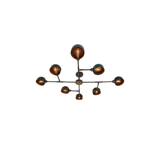 Santa Anita Industrial 8-Arm Ceiling Light