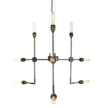 Toluca Modern Brass 9-Arm Pendant