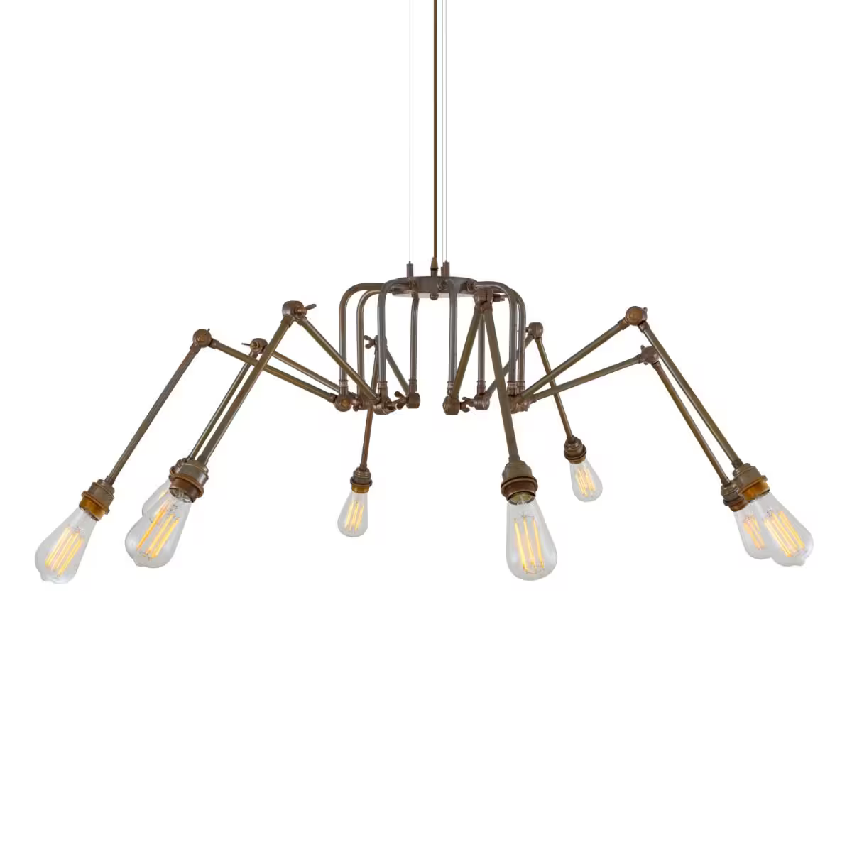 San Mateo Modern Adjustable 8-Arm Chandelier