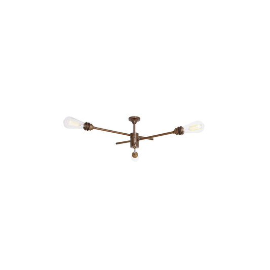 Mombasa Industrial 3-Arm Ceiling Light