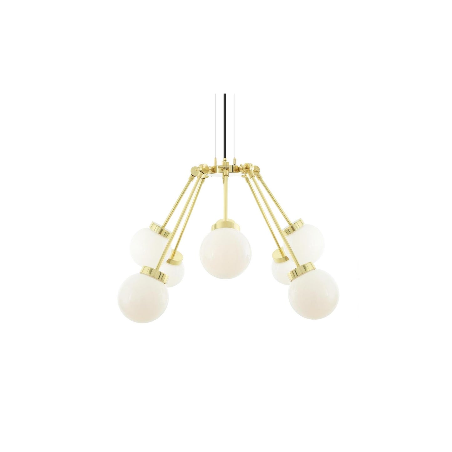 Boho 8-Arm Modern Globe Chandelier
