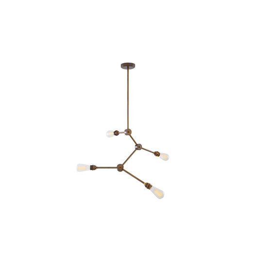Toronto Industrial 4-Light Pendant