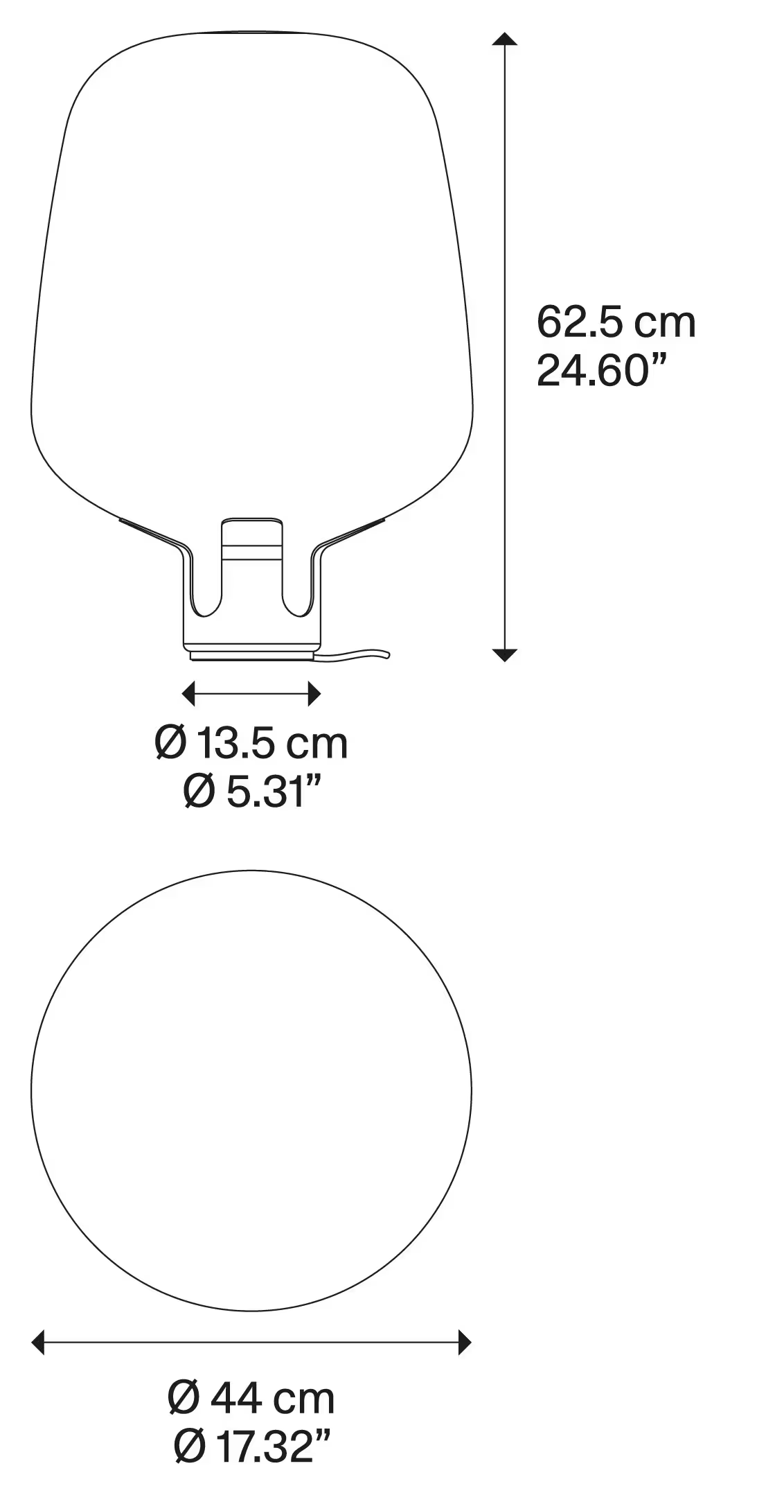 Flar Large LED Table Lamp