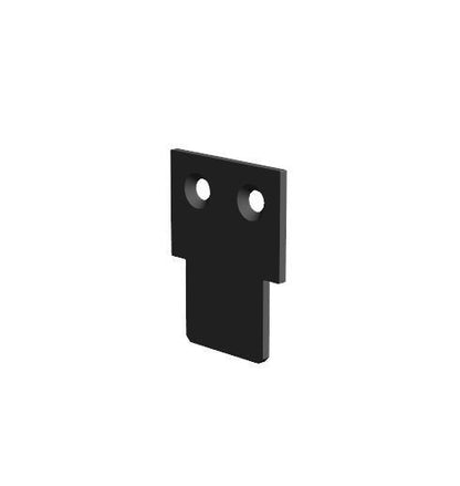 Flua Lari End Cap for Plastered‑in LED Profile