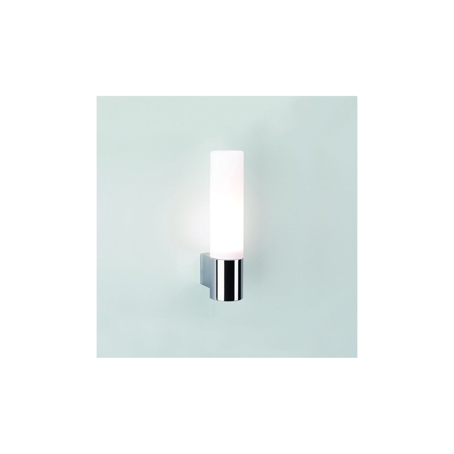 Bari Frosted Glass Wall Light with Tube Base