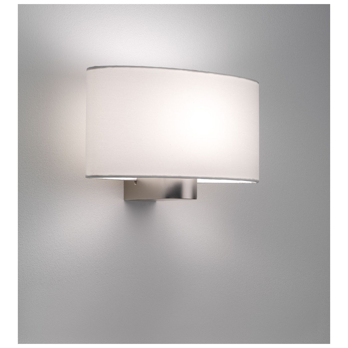 Napoli Modern Sleek Wall Light Matt Nickel