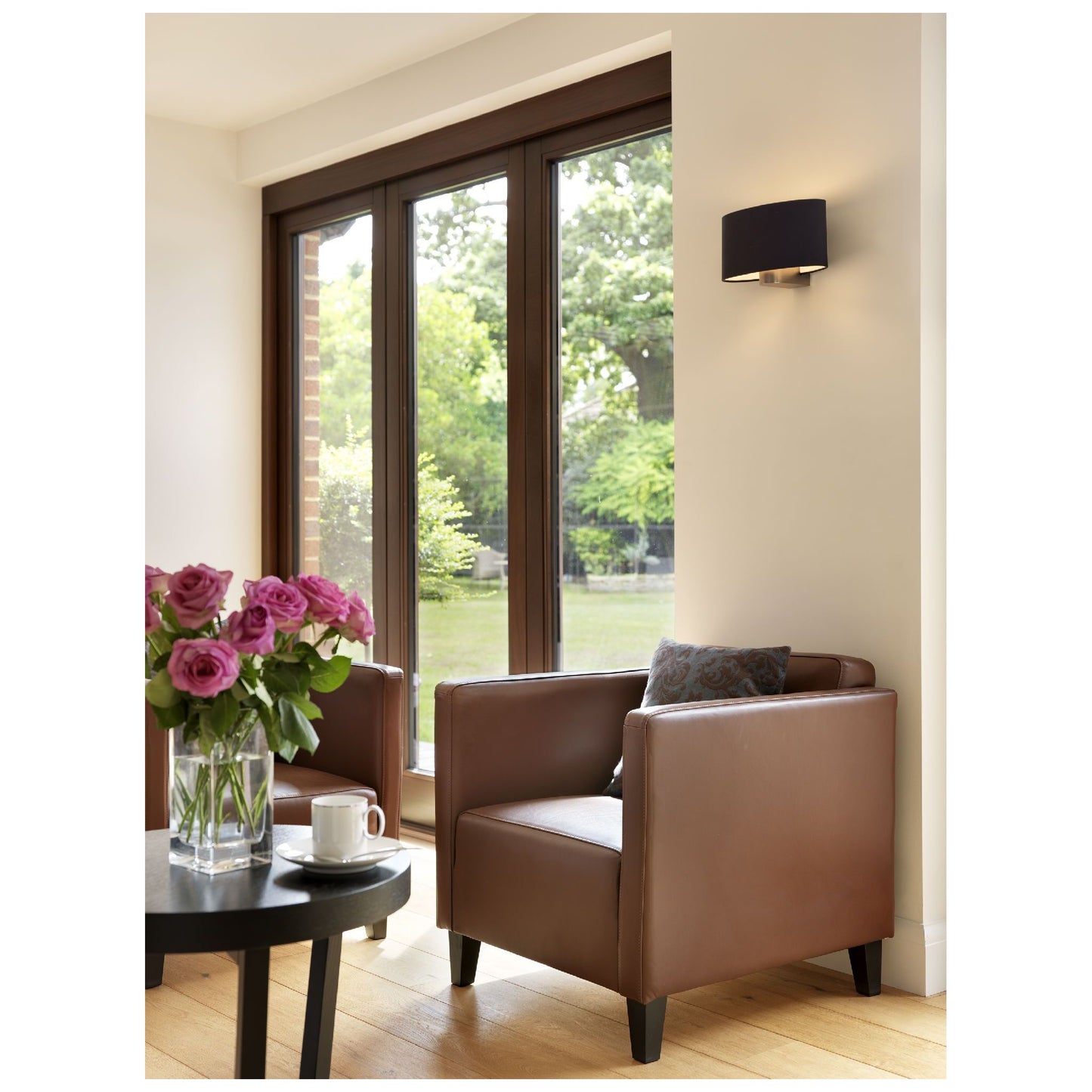Napoli Modern Sleek Wall Light Matt Nickel