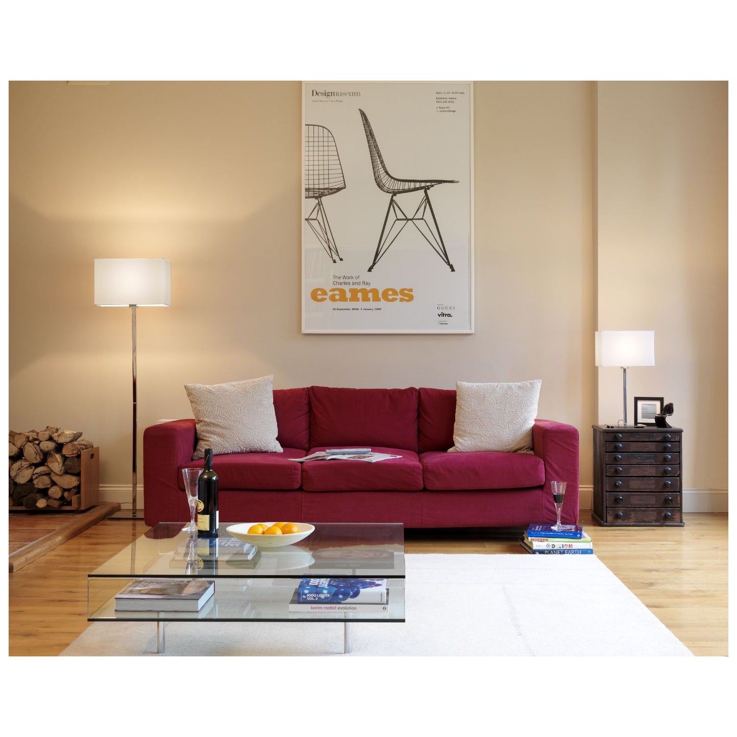 Park Lane Modern Slim Style Table Lamp