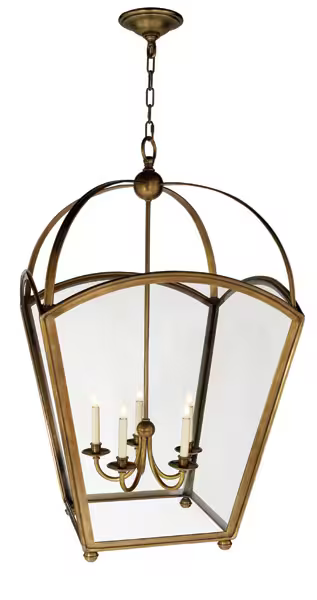 Arch Top Large Tapered Pendant Lantern