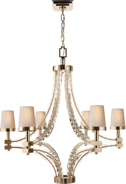 Crystal Cube Large Chandelier