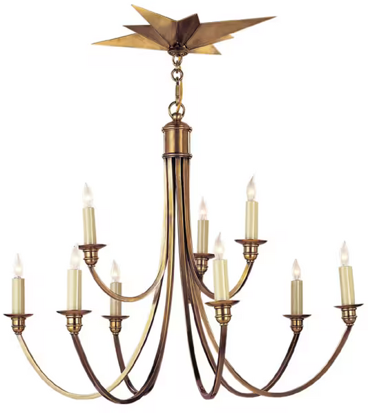 Venetian Medium Two-Tier Chandelier