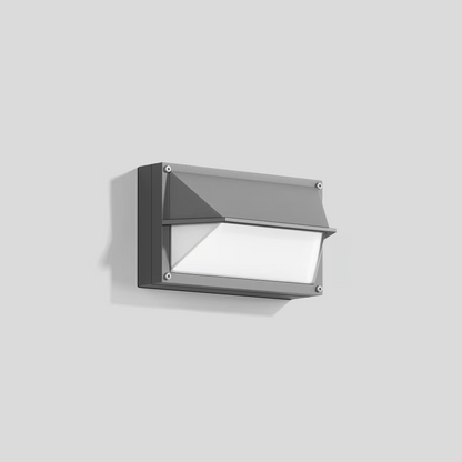 Bega Rectangular Outdoor Wall Light — Integrated LED, IP65