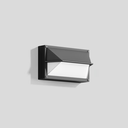 Bega Rectangular Outdoor Wall Light — Integrated LED, IP65