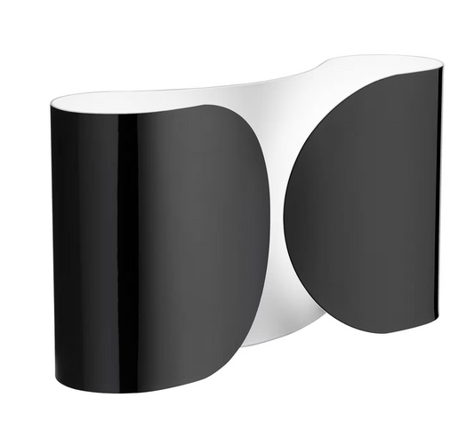 Foglio Up & Down LED Wall Light with Organic Curved Shaped Steel