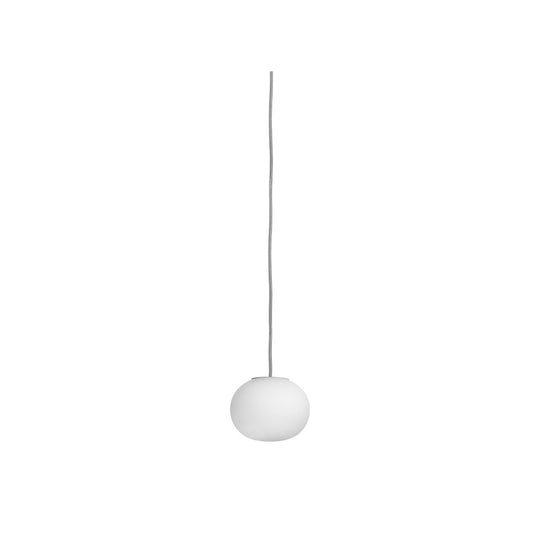 Glo-Ball Mini White LED Pendant with Hand Blown Glass