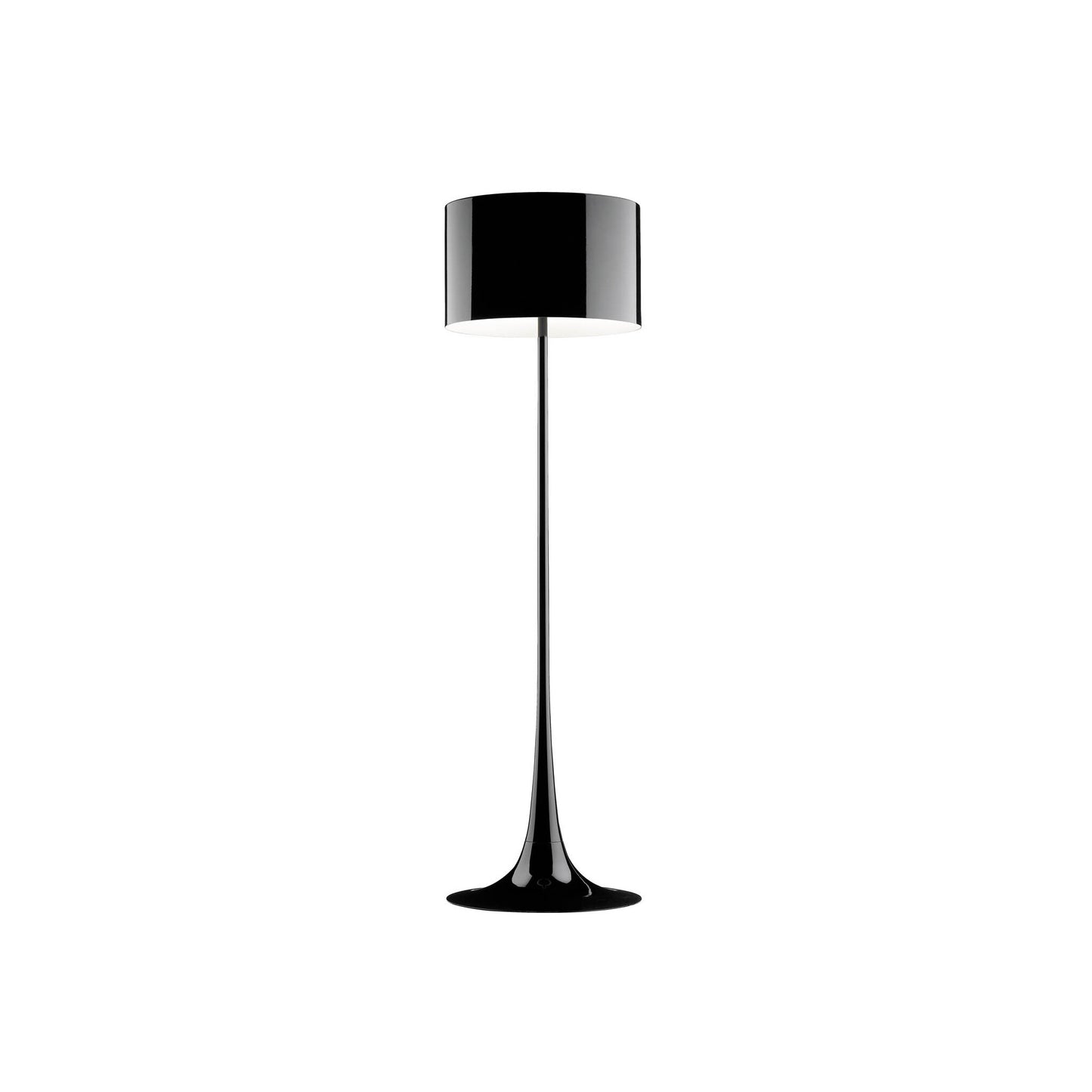 Spun Light F Floor Lamp with Shade