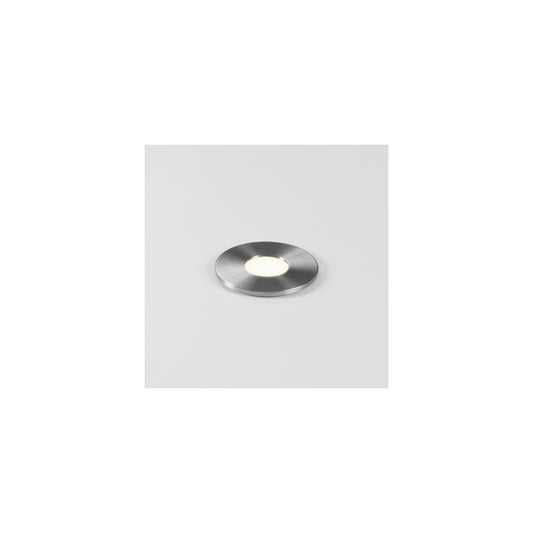 Terra Round 28 Exterior LED Ground Light in Stainless Steel