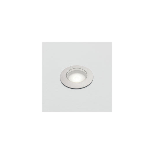 Terra 42 Round Exterior LED Ground Light in Anodised Aluminium