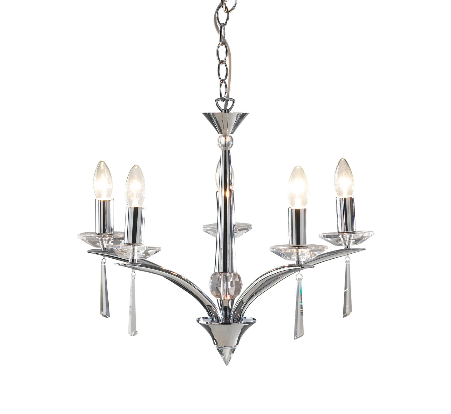 Hyperion 5-Light Crystal Chandelier