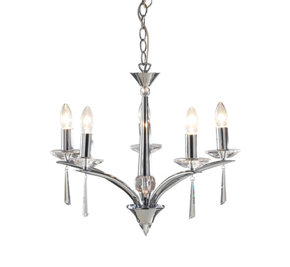 Hyperion 5-Light Crystal Chandelier