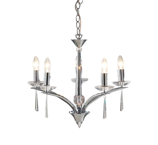Hyperion 5-Light Crystal Chandelier