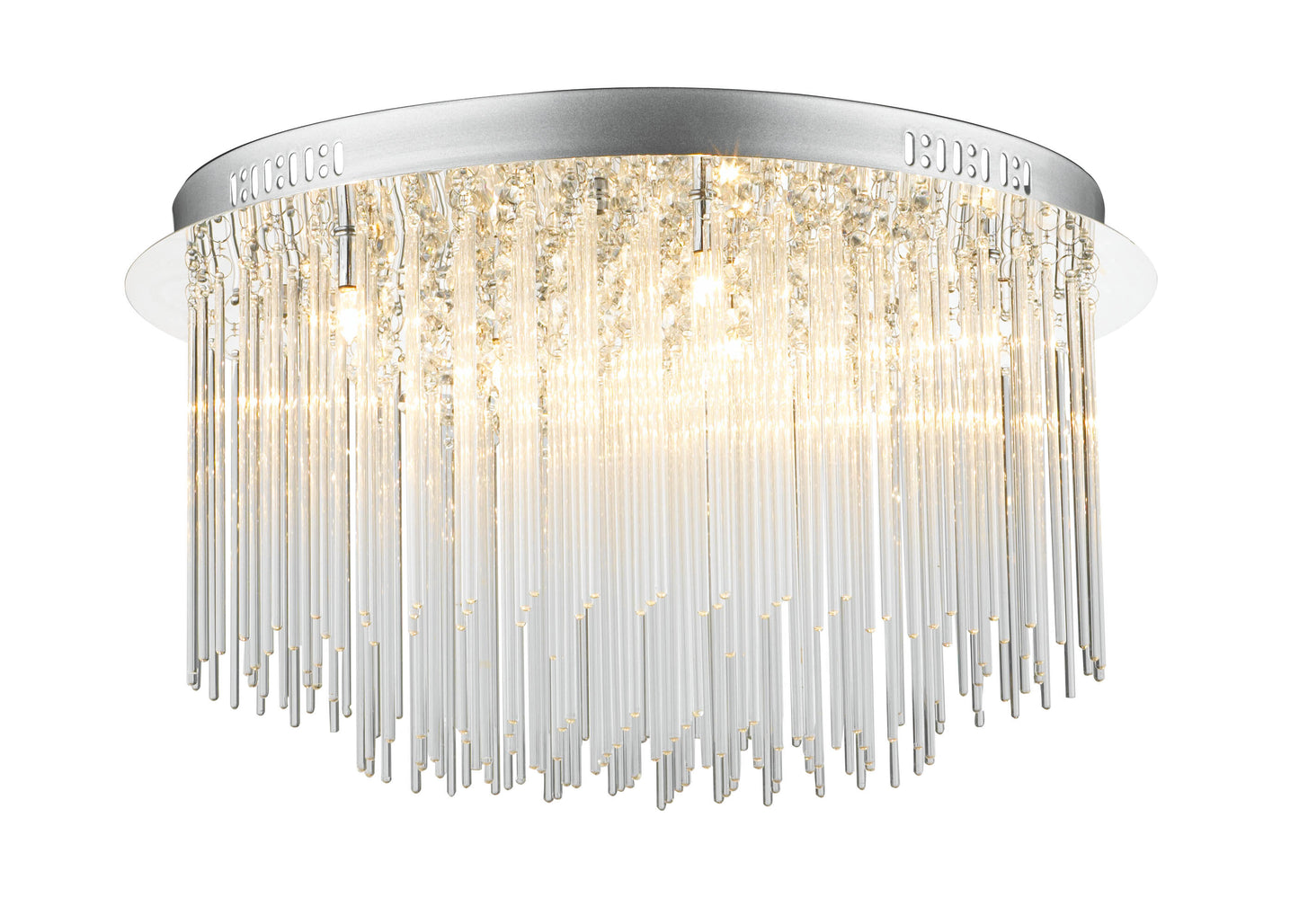 Icicle Eight-Light e Tube Flush Mount