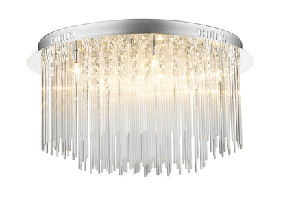 Icicle Eight-Light e Tube Flush Mount