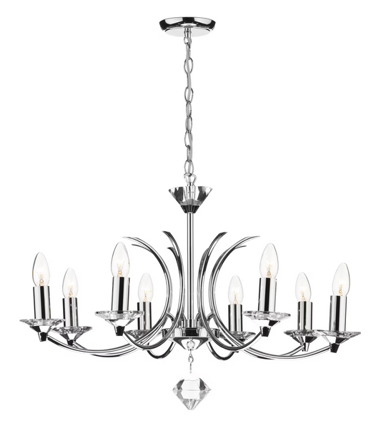 Medusa 8-Light Chandelier