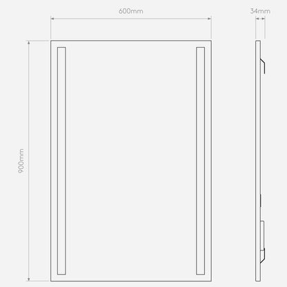Avlon 900 LED Illuminated Mirror