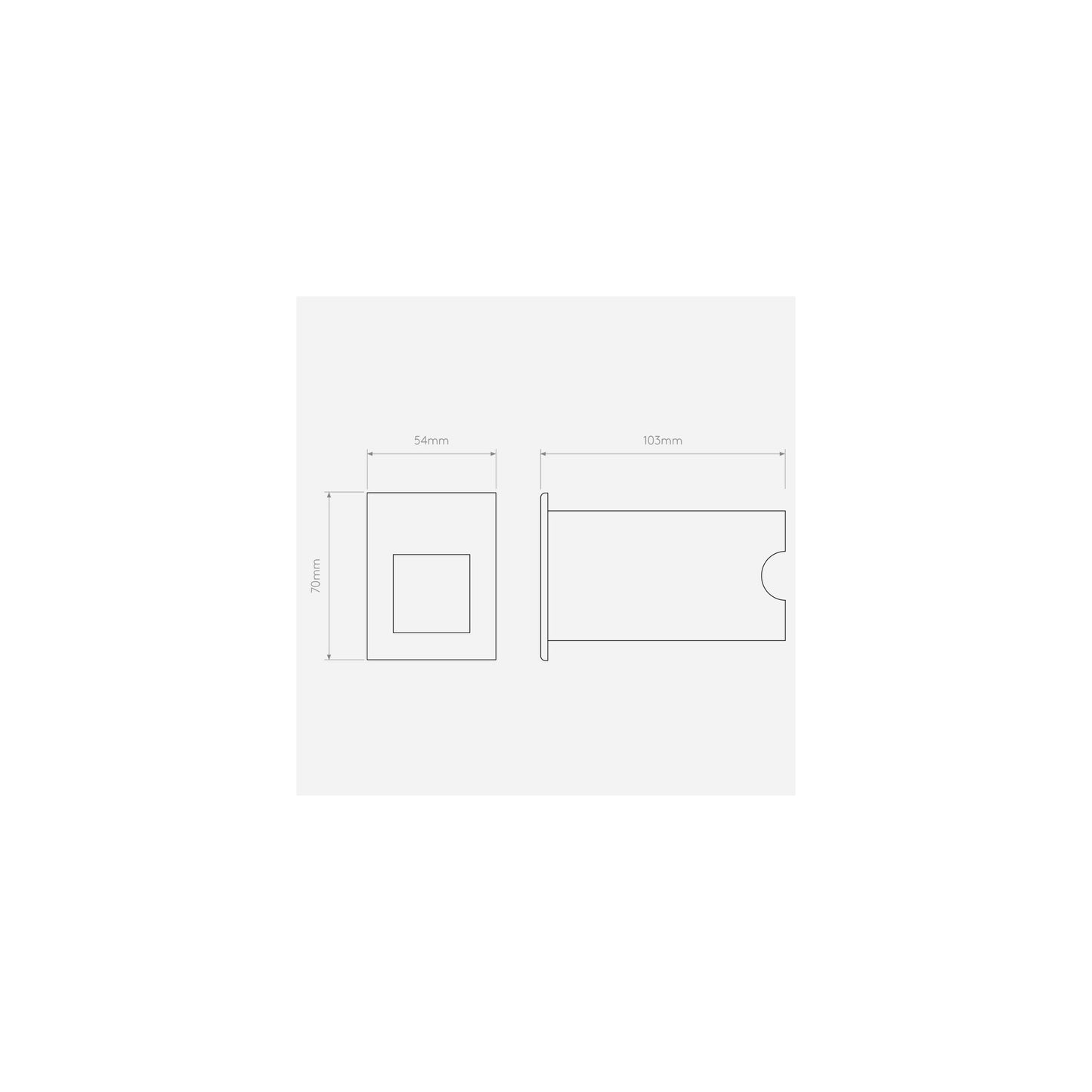 Borgo 54 LED wall light