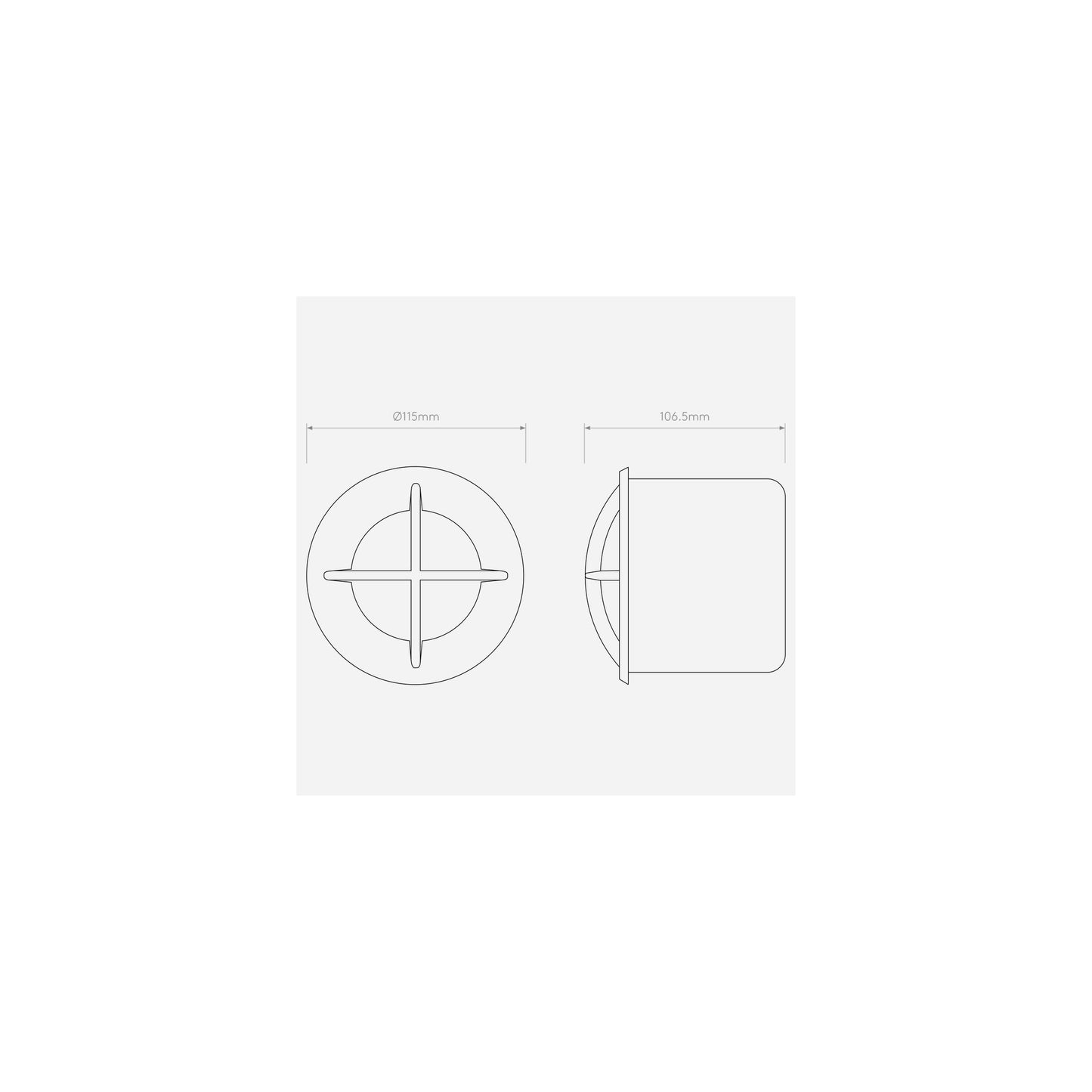 Arran Round Coastal Exterior Wall Light in Solid Brass