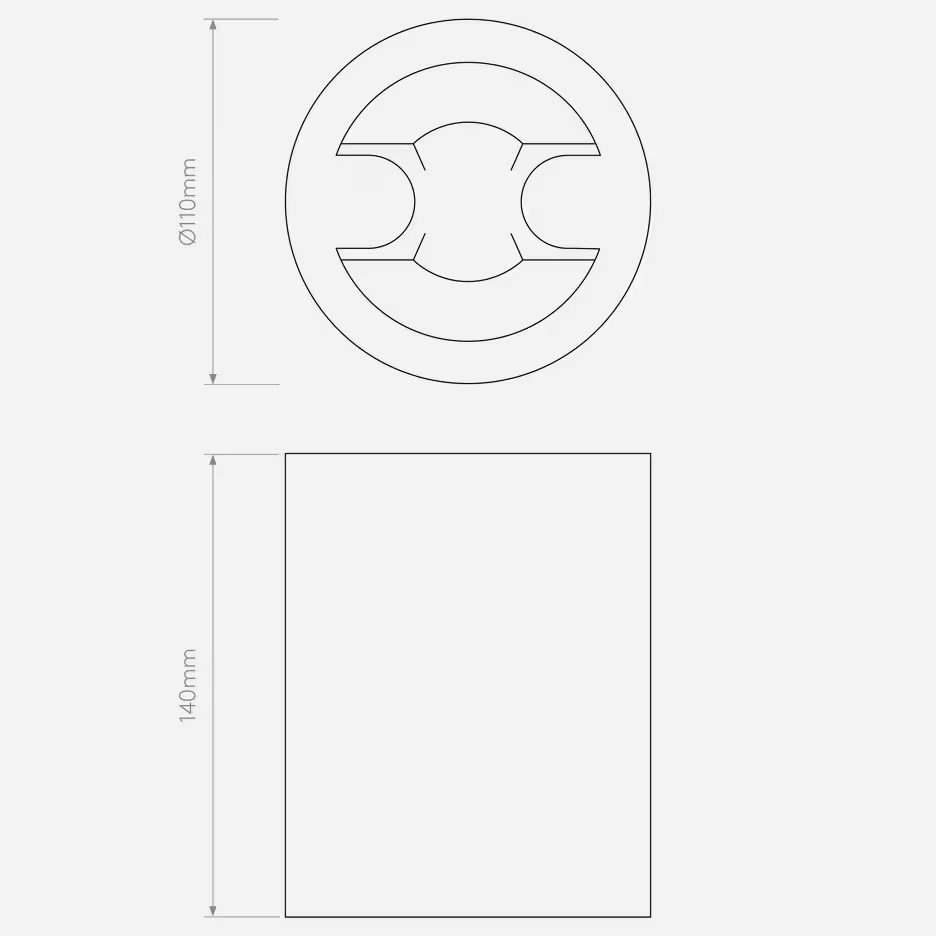 Osca 140 Round LED Ceiling Light