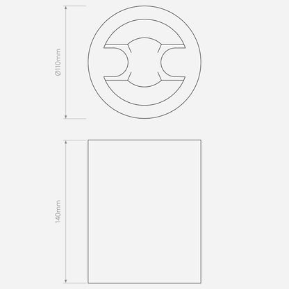Astro Osca Round 140 Surface Downlight