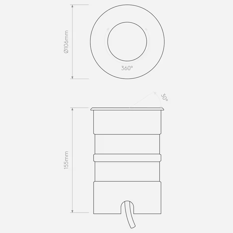 Cromarty 100 Exterior LED Ground Light