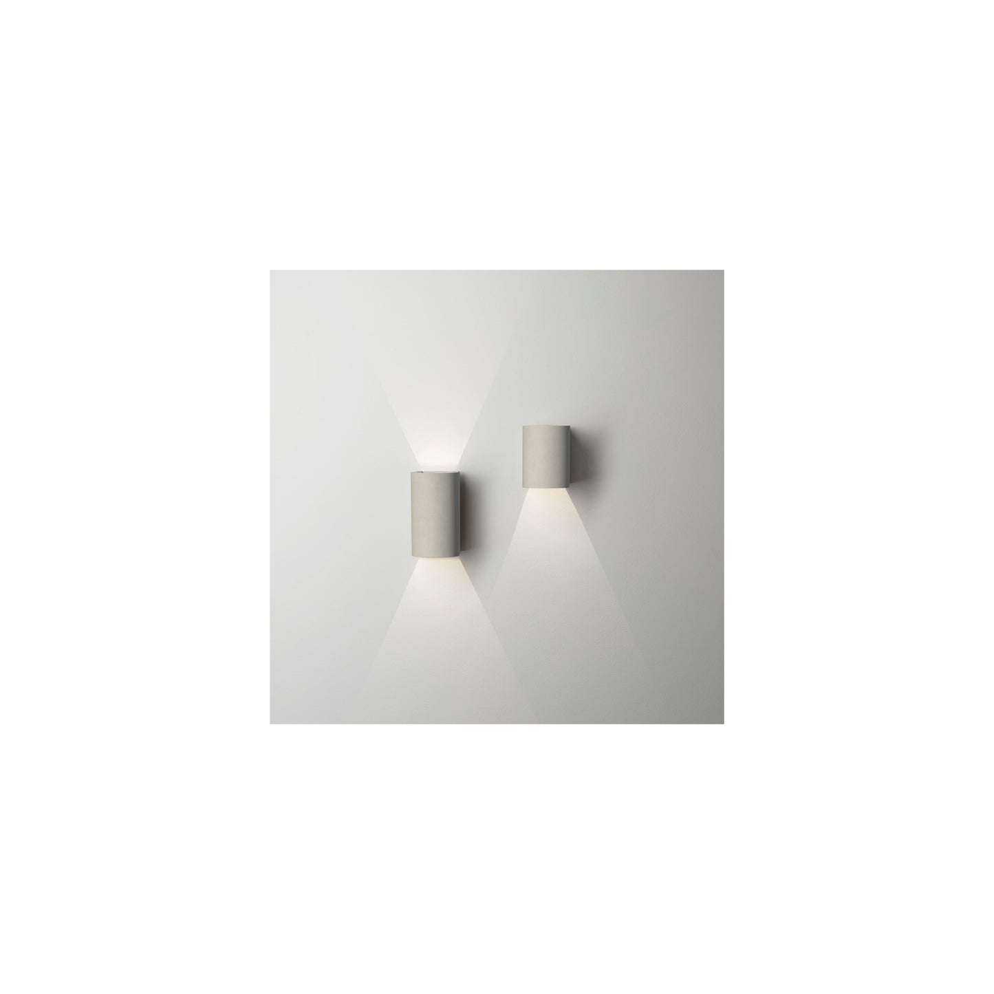 Dunbar 120 Exterior LED Wall Washer in Matt Concrete