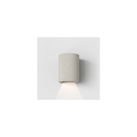 Dunbar 120 Exterior LED Wall Washer in Matt Concrete