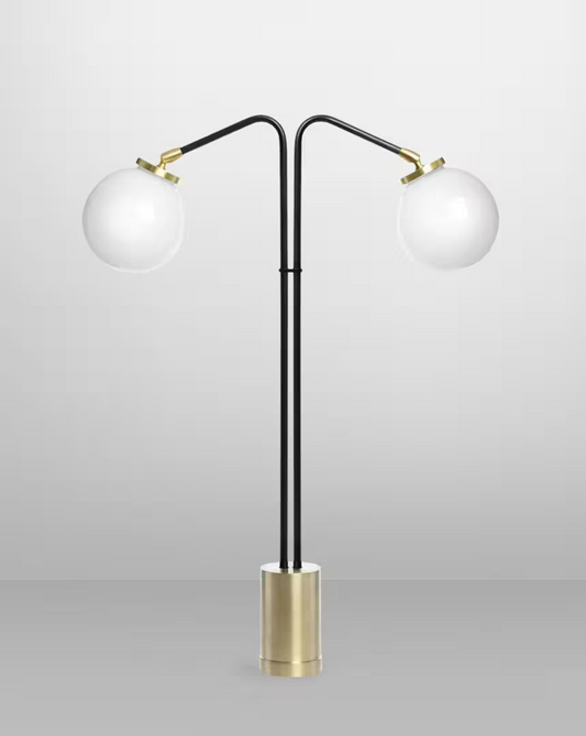 Array Twin Opal Table Lamp
