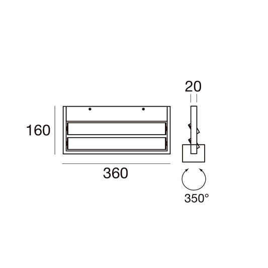Stilnovo Tablet Decorative Wall Light