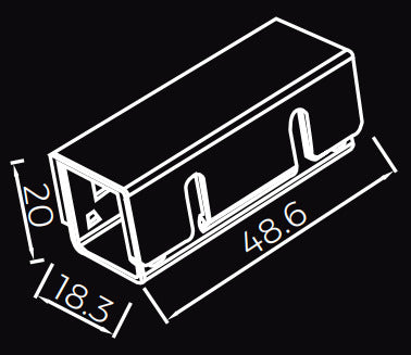 Node Lighting Neon Profile Kit Connector