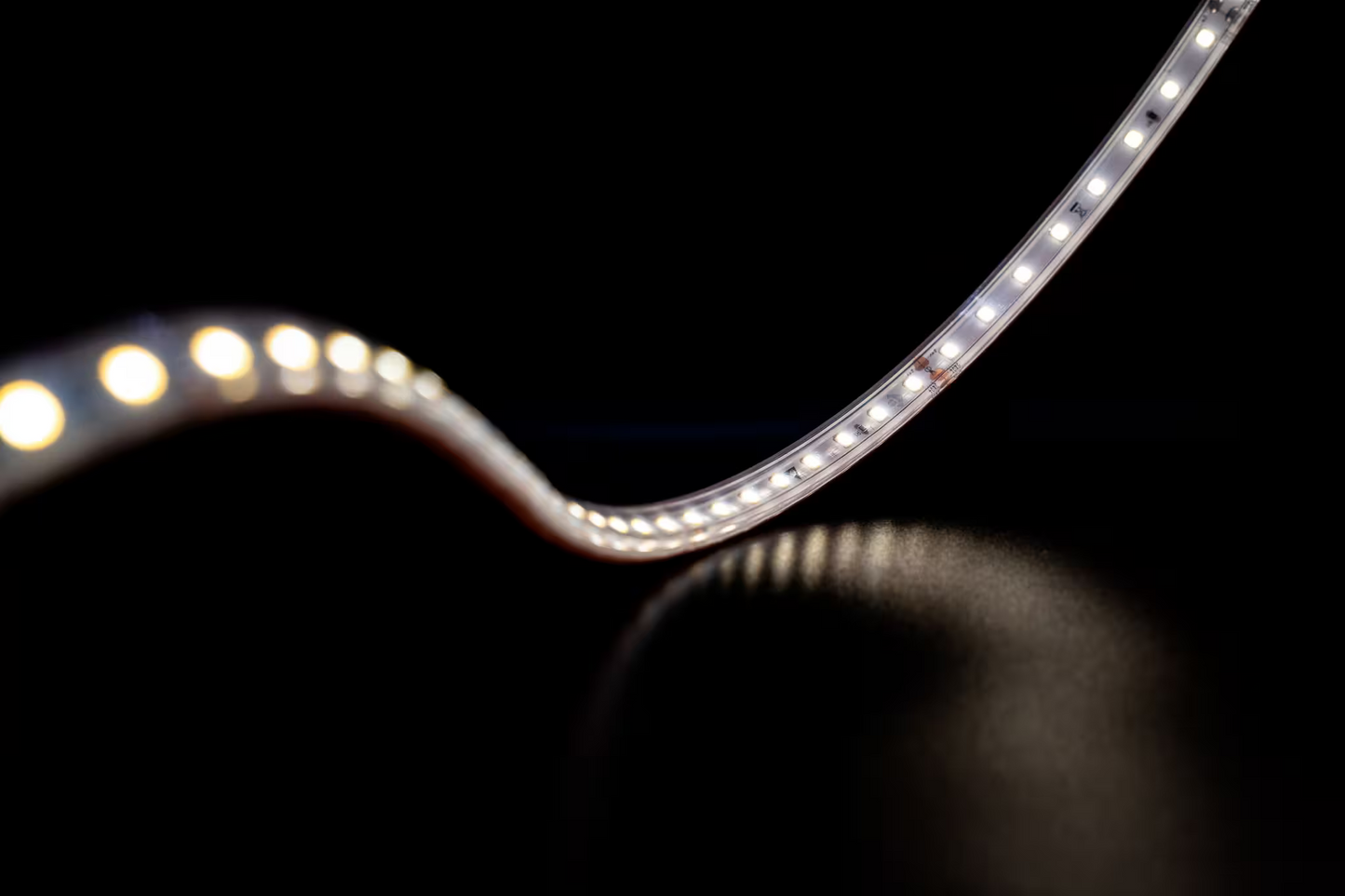 Low output LED strip IP67 24V 7.2W/m CRI80 5m length