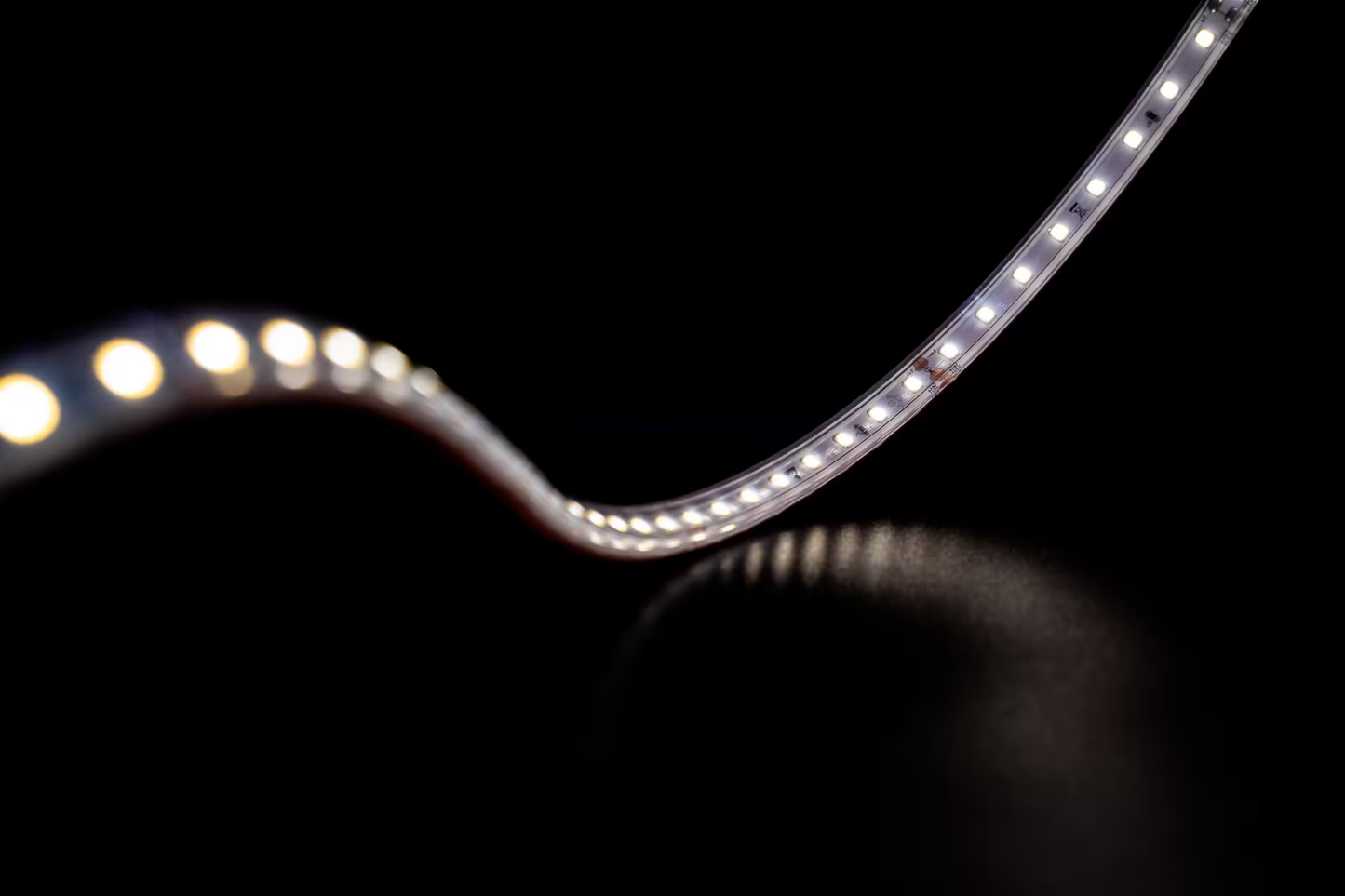 Low output LED strip IP67 24V 7.2W/m CRI80 5m length