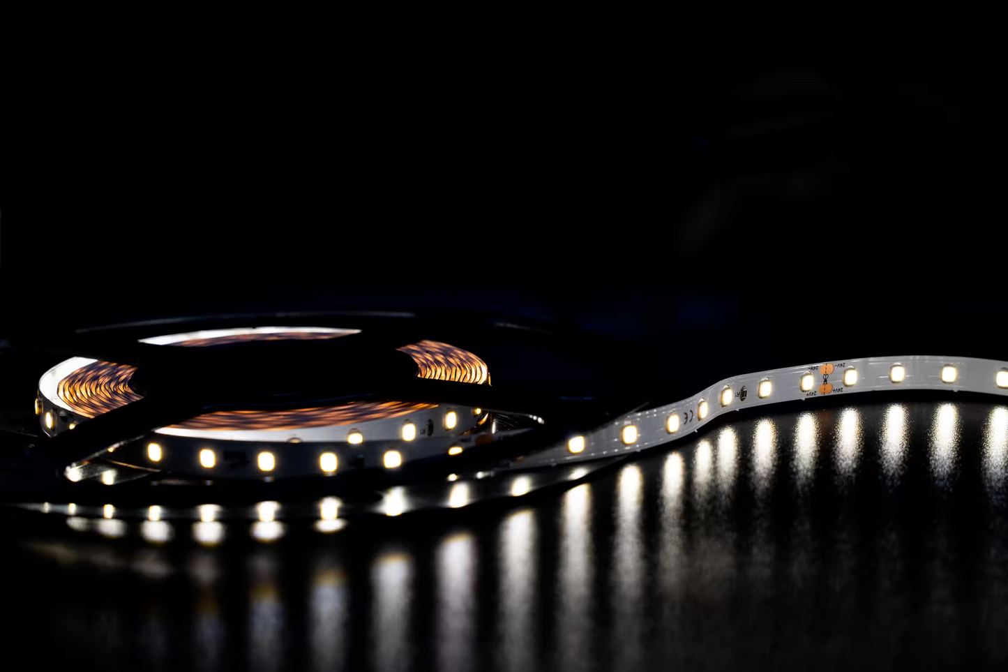 Low output LED strip IP20 24V 7.2W/m CRI80 5m length