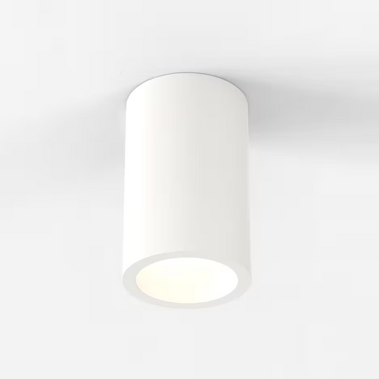 Osca 200 Round Ceiling Light White Plaster