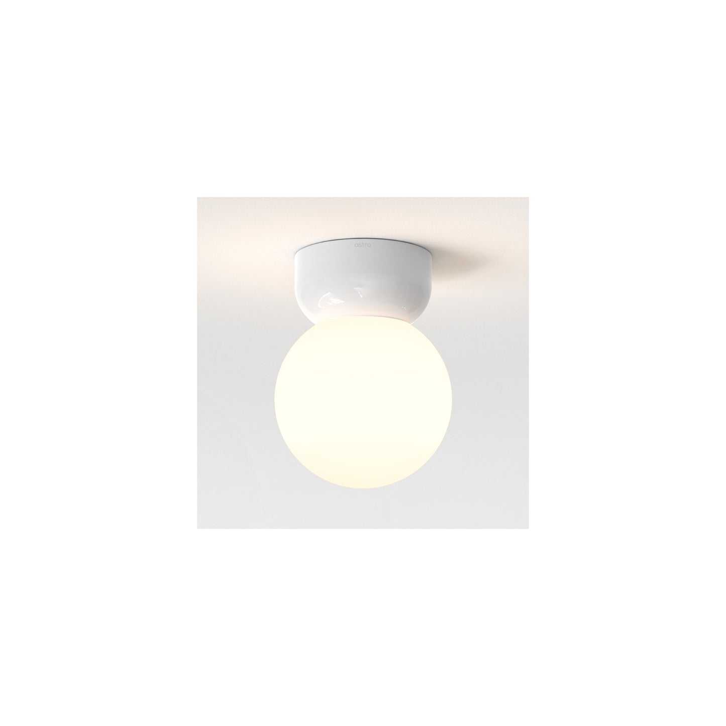 Lyra 180 Ceiling Light in Gloss Glaze White
