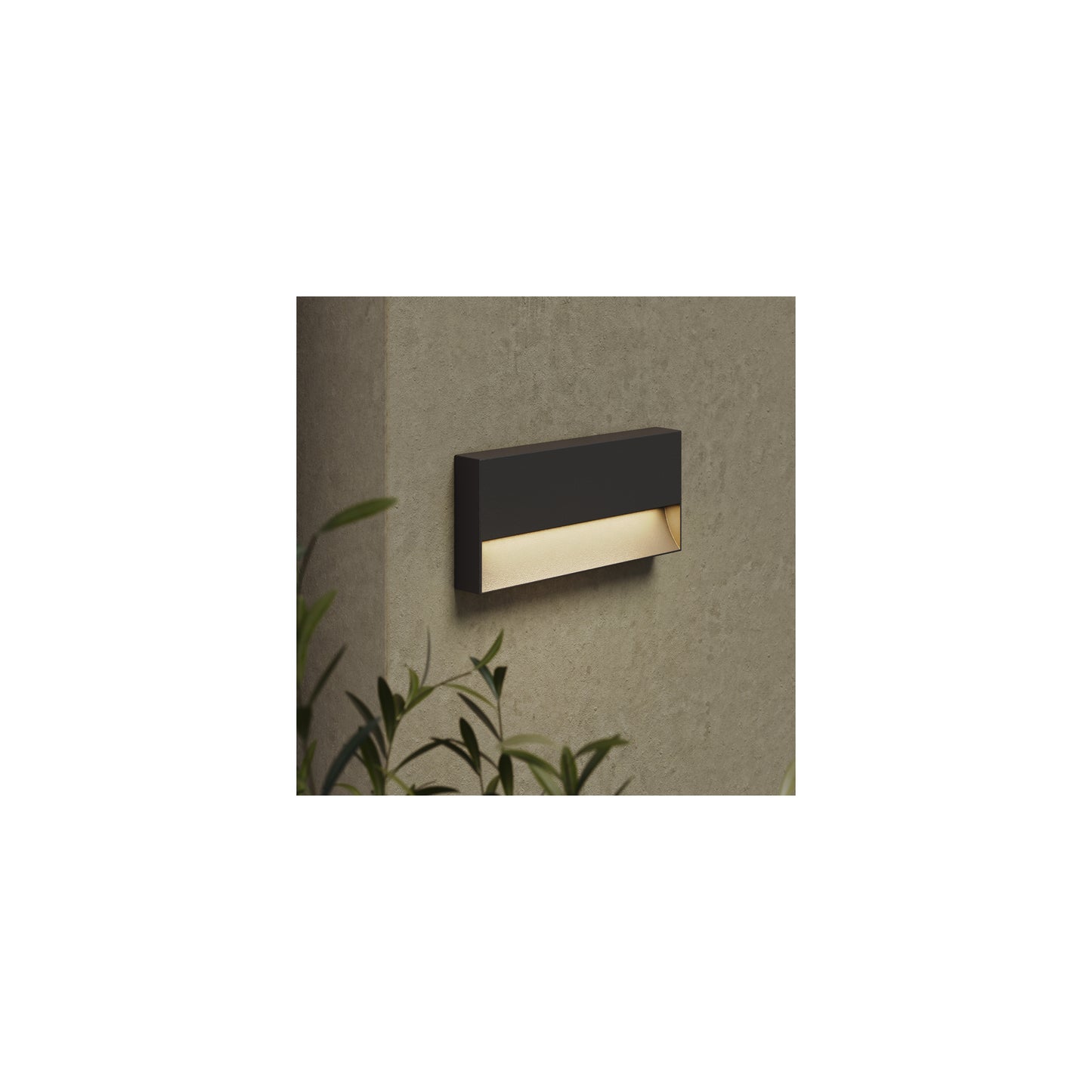 Mori 250 Exterior Wall Light in Textured Black