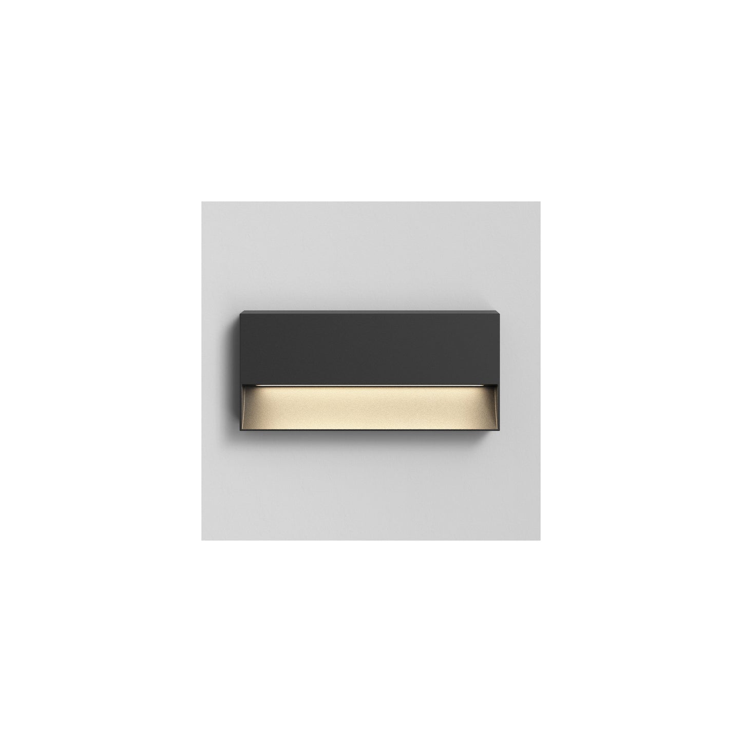 Mori 250 Exterior Wall Light in Textured Black