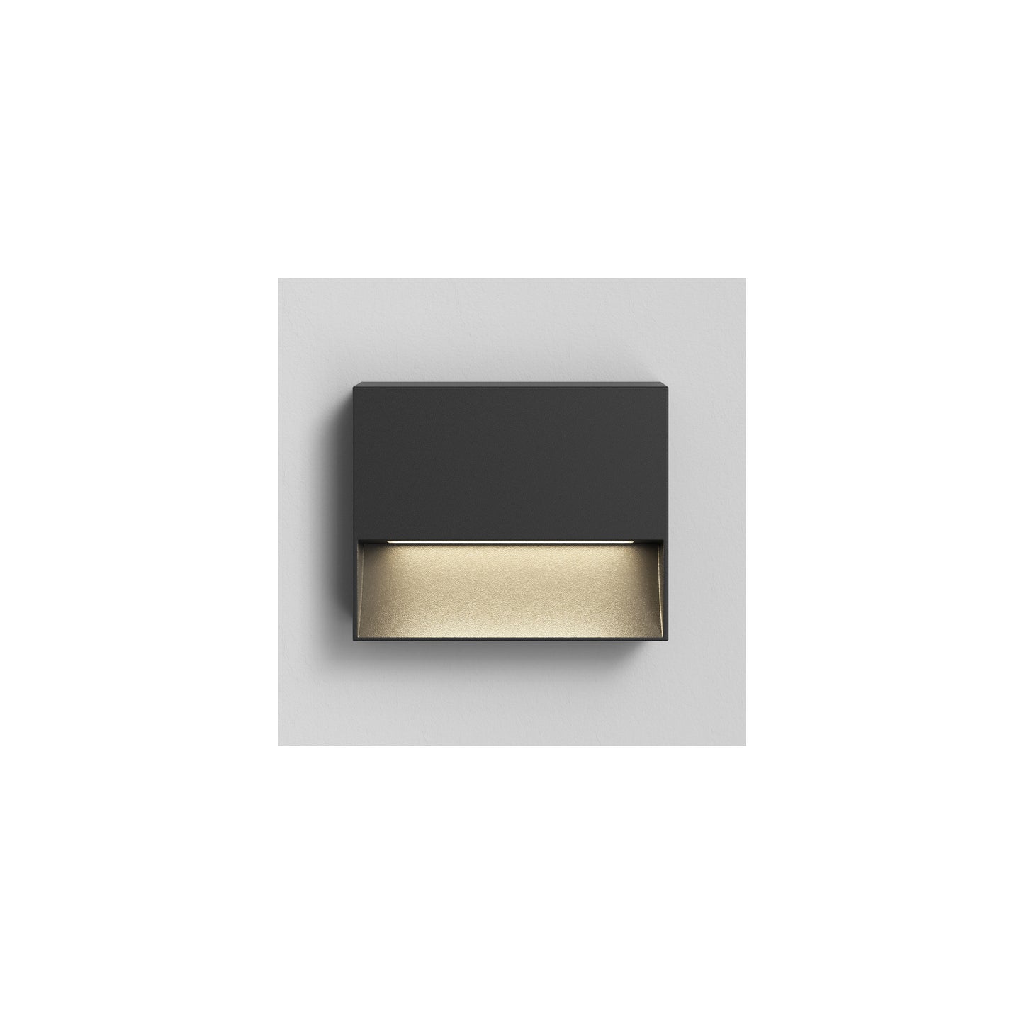 Mori 140 Exterior Wall Light in Textured Black
