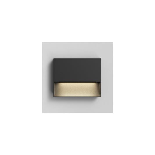 Mori 140 Exterior Wall Light in Textured Black